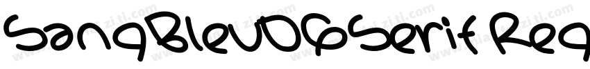 SangBleuOGSerif RegularItalic字体转换
